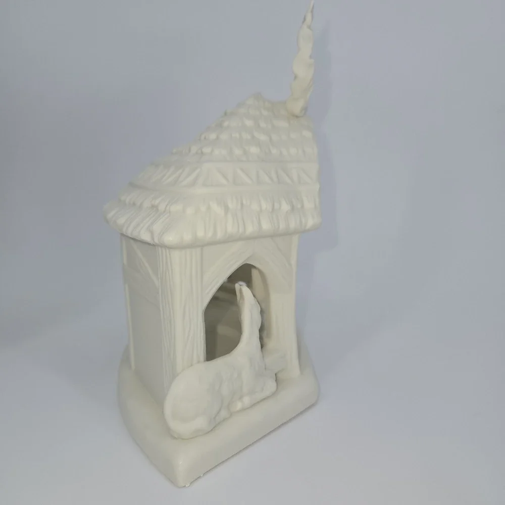 Partylite O Little Town Nativity‎ Tealight Holder Bisque Porcelain P7312 w Box - Picture 5 of 11